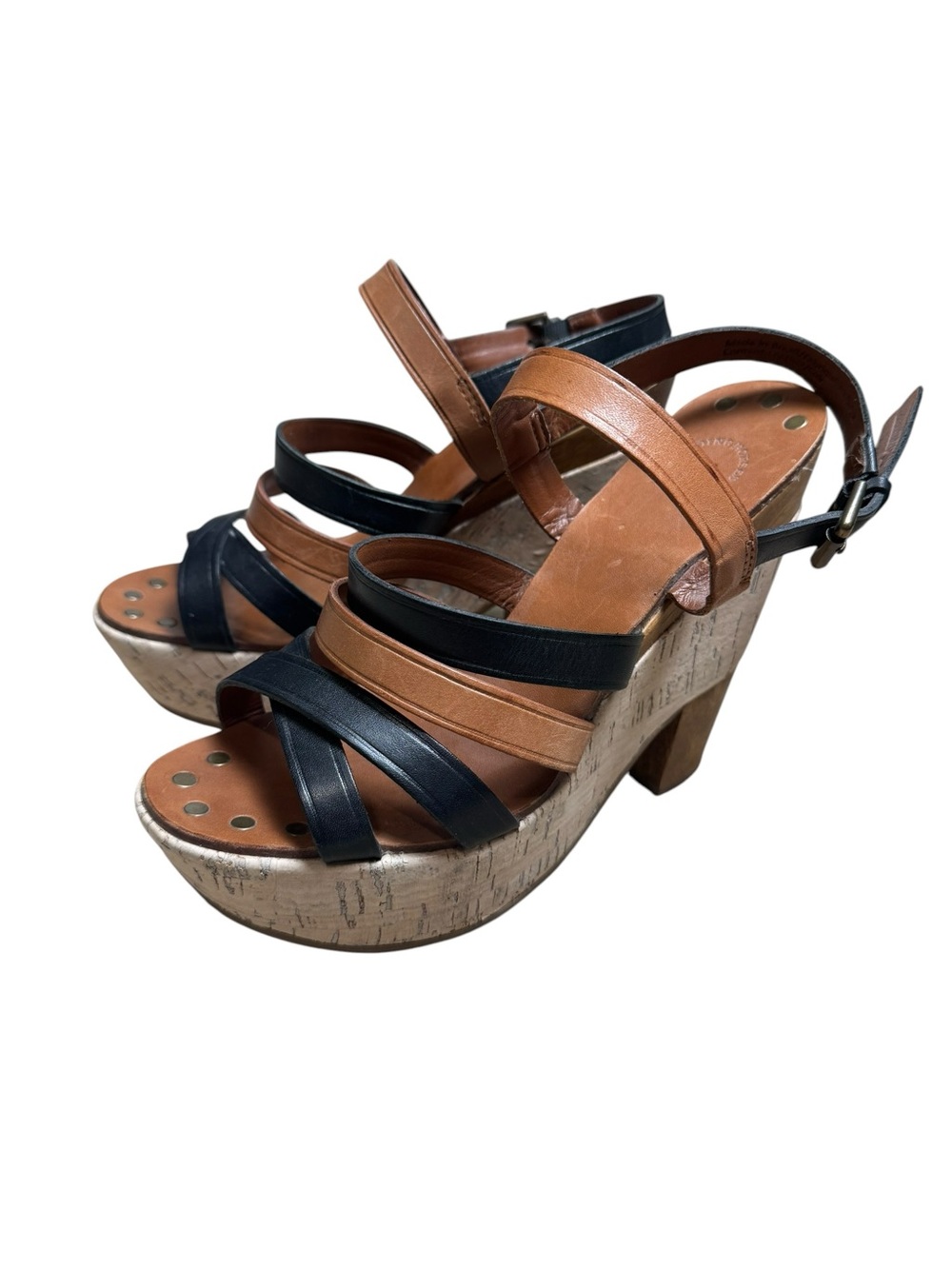 Anthropologie Holding Horses Platform Strappy Heel Sandals